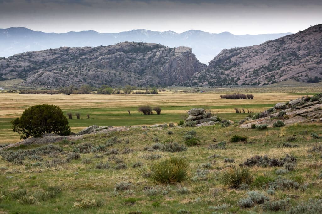Devil's Gate on Wyoming ranch near Alcova