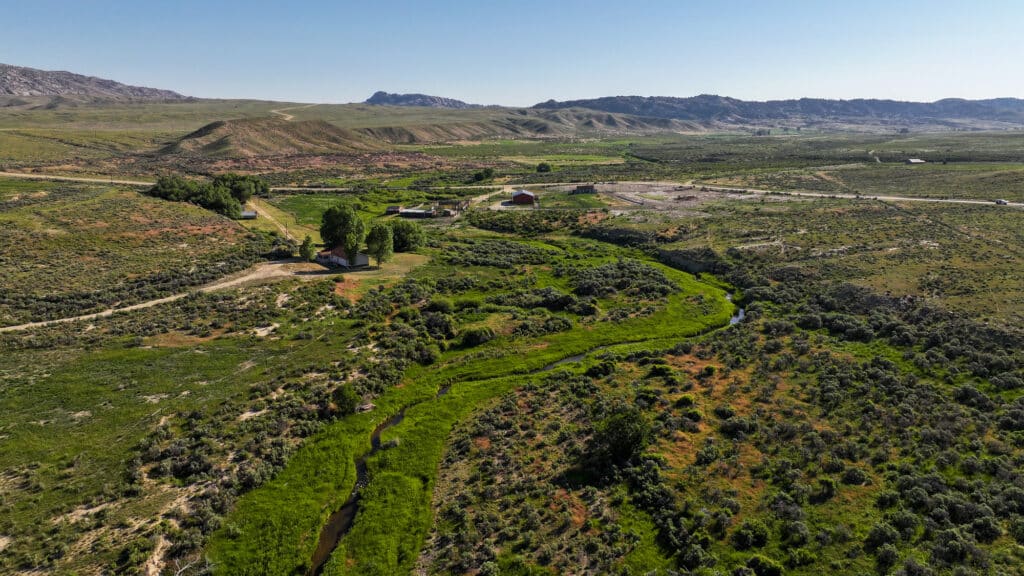 Creek on Wyoming Pathfinder Ranch